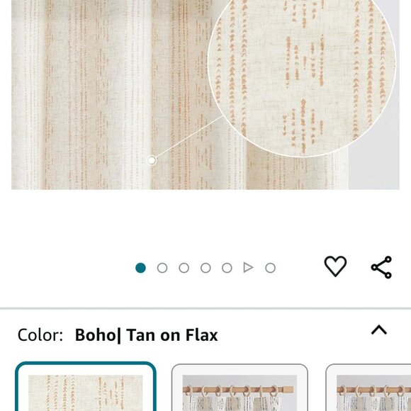 Brand new Jinchan curtains - unopened - Picture 2 of 5